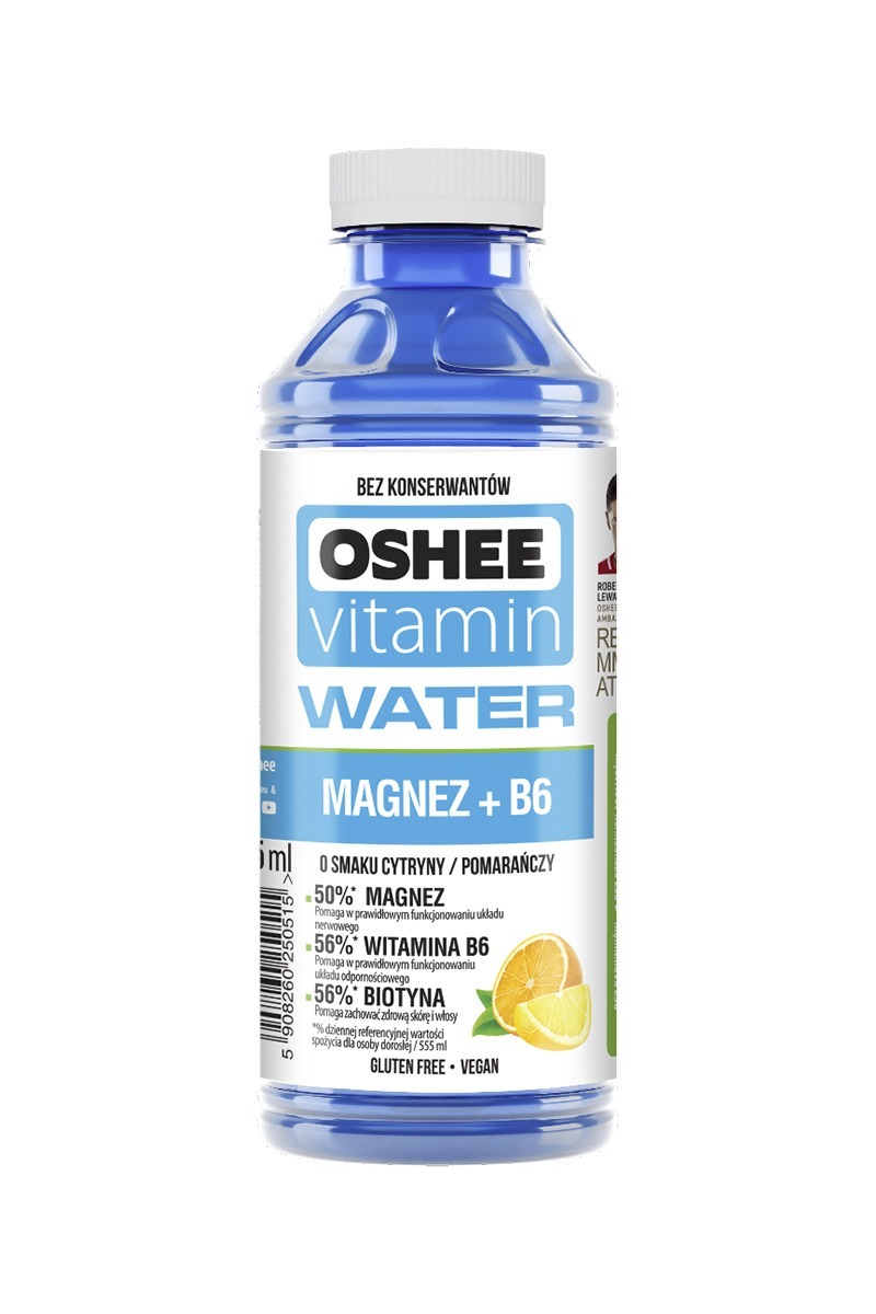 Oshee Lemon & Orange Magnesium+B6 555 ml