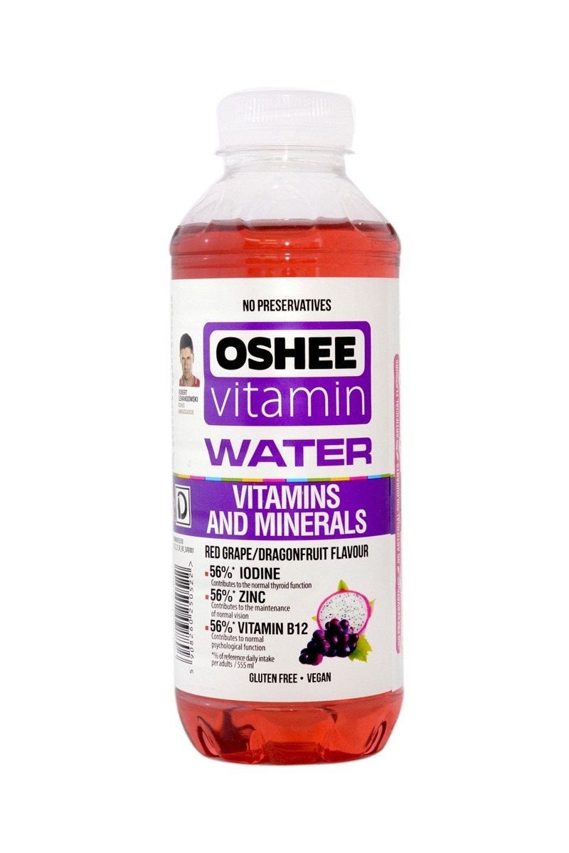 Oshee Vitamin & Minerals Grape Dragonfruit 555 ml