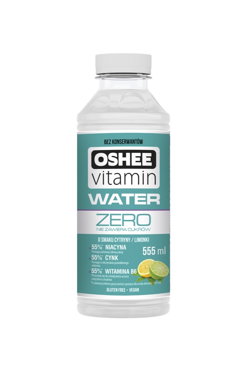 Oshee Vitamin Zero Lemon & Lime 555 ml