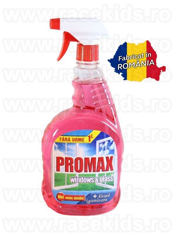 PROMAX Windows & Glass Solutie curatare alcool Cirese 1 litru