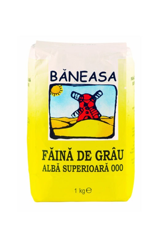 Baneasa Faina de grau 000 alba superioara 1kg