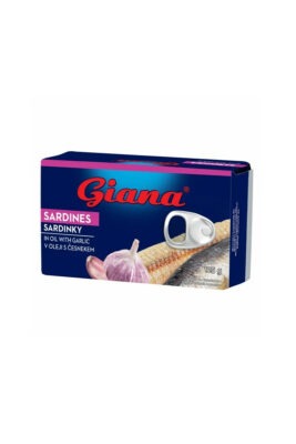 Giana Sardine in Ulei Vegetal Usturoi 125g