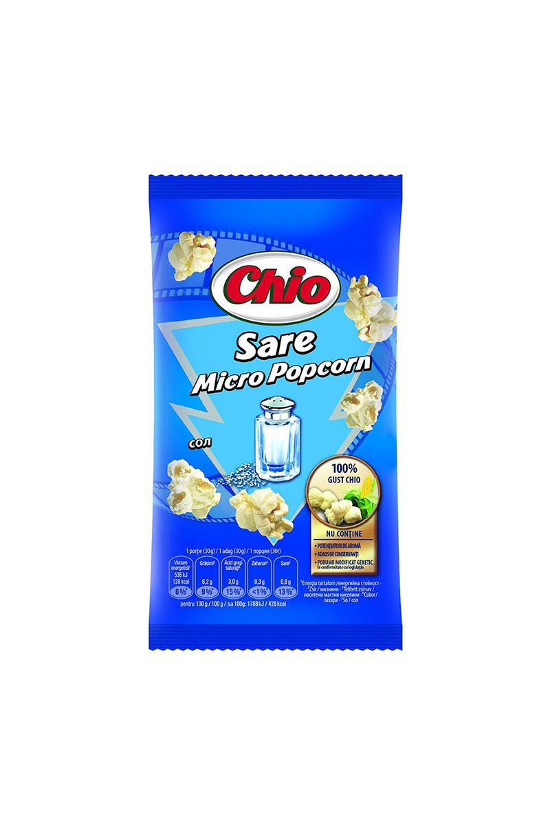 Popcorn Chio cu sare pentru microunde 80g