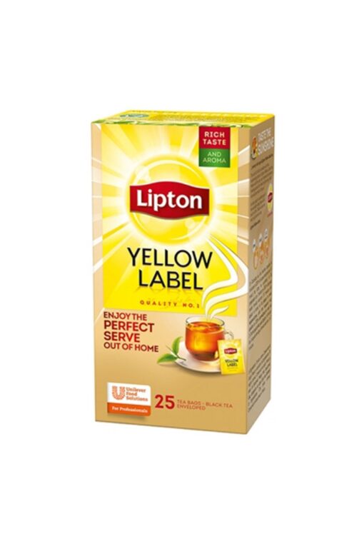 Lipton Ceai negru Yellow Label 25 pliculete