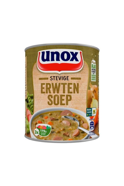 Supa de mazare cu crenvurști Unox Olanda 800 ml