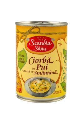 Ciorba de pui cu smantana Scandia Sibiu 400g