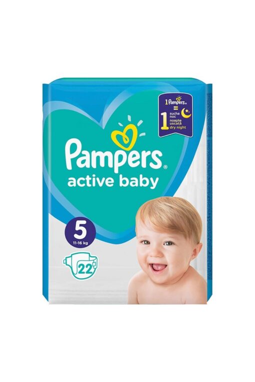 Scutece Pampers Active Baby Nr. 5 - 22 bucati