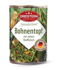 Tocana de fasole verde cu carne de vita Dreistern 400g