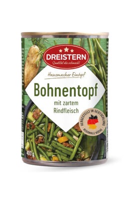 Tocana de fasole verde cu carne de vita Dreistern 400g