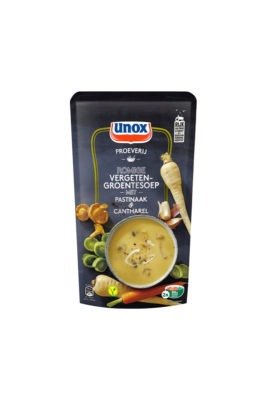 Supa-crema de legume cu pastarnac si galbiori Unox Olanda 570 ml