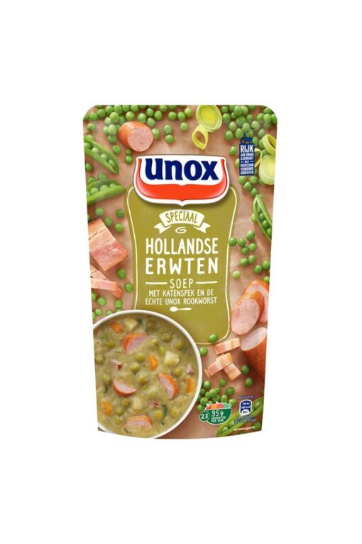 Supa de mazare cu crenvurști Unox Olanda 570 ml