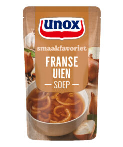 Supa frantuzeasca de ceapa, cu piper si dafin Unox Olanda 570 ml