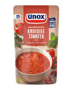 Supa usor picanta de rosii cu busuioc si ulei de masline Unox Olanda 570 ml