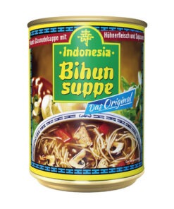 Supa Indonesia cu taietei, legume, ciuperci si pui 390 ml