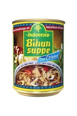 Indonesia soup with noodles, vegetables, mushrooms and chicken 390 ml