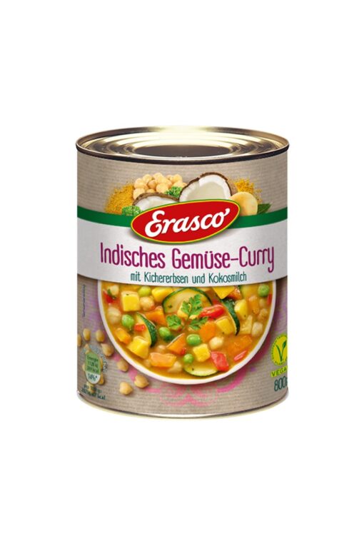Curry vegetal indian Erasco 800 g