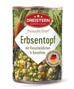 Tocanita de mazare cu carnati Dreistern 400g