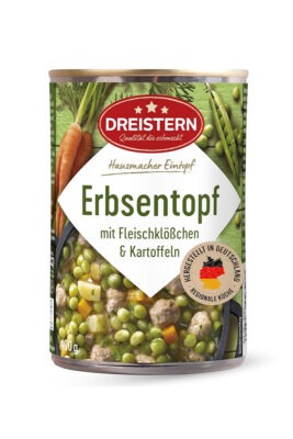 Tocanita de mazare cu carnati Dreistern 400g