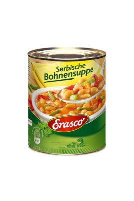 Supa de fasole sarbeasca Erasco 750 ml