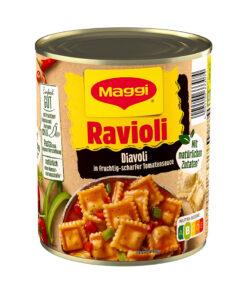 Ravioli Diavoli, cu umplutura de carne, in sos de rosii picant Maggi 800 g