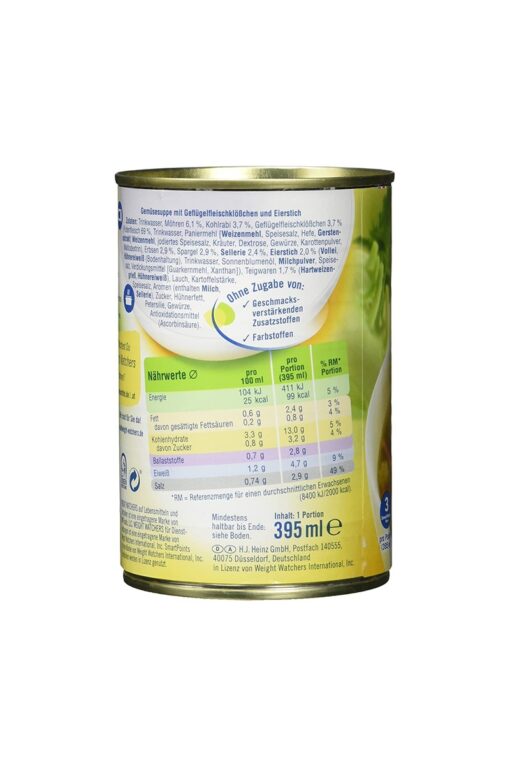 Supa legume cu perisoare de curcan Weight Watchers 395 ml