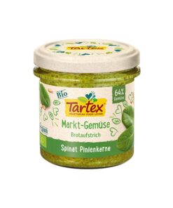 Tartex Bio – Pasta tartinabila de spanac cu seminte de pin 135 g