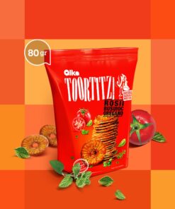 Toortitzi cu rosii, busuioc si oregano 80 g Alka