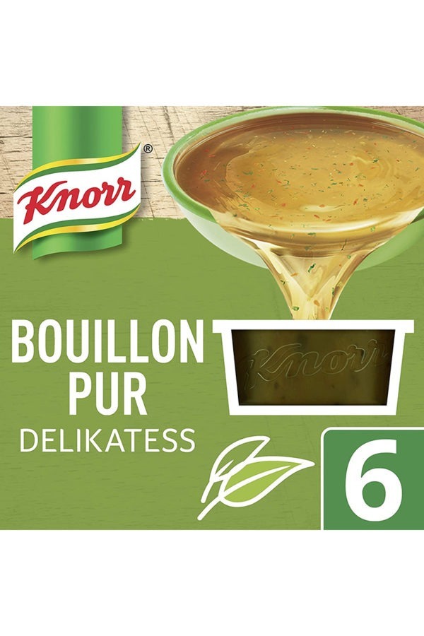 Knorr Bouillon Pur Delikatess de legume 6 x 28 g Total Blue