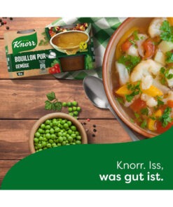 Vue alternative de Knorr Bouillon Baza Mancare legume pure 6 x 28 g, import Germania