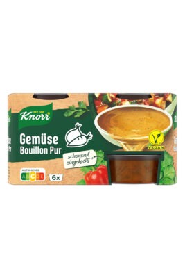 Knorr Bouillon Baza Mancare legume pure 6 x 28 g, import Germania