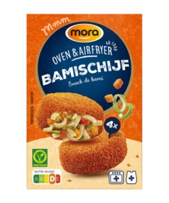 Mora Oven bamischijf vega 4 x80 g, 4 stuks