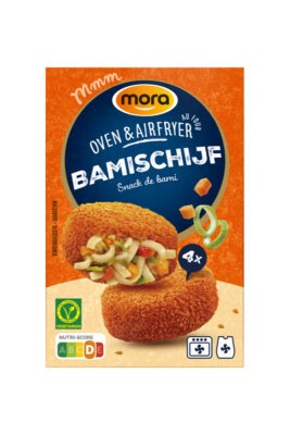 Mora Oven bamischijf vega 4 x80 g, 4 stuks