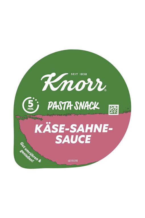 Knorr Pasta Snack Branza si Sos Smantana, 71 g