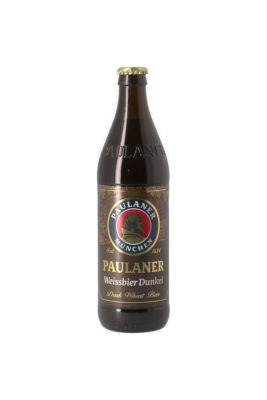 Paulaner Weißbier Dunkel 5,3%, unfiltriertes Bier 0,5L