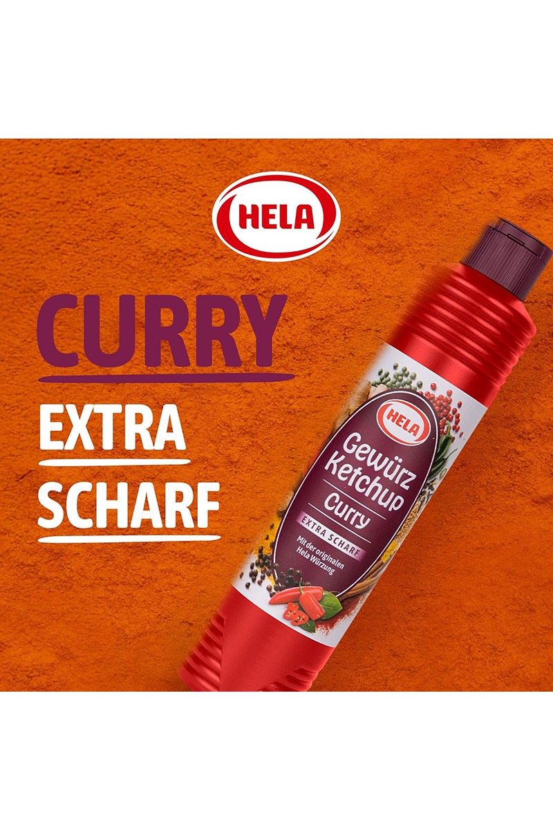 Ketchup Curry Extra Iute Hela 800 ml - imagine 4