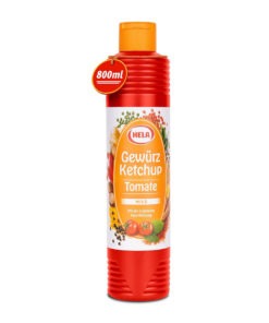 Ketchup tomate cu condimente mild Hela 800 ml