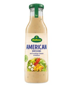 Dressing american cu iaurt, rosii fructate si verdeata Kuhne 500ml