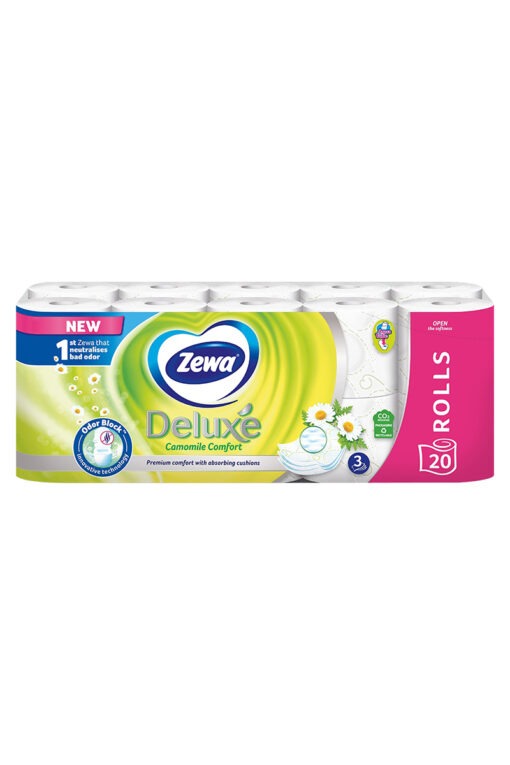 ZEWA Deluxe Camomile comfort, 20 rolls