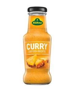 Sos cremos exotic de curry usor fructat Kuhne 250 ml