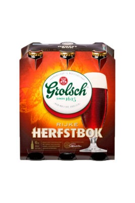 Grolsch Herfstbok 6,6 %, 6 sticle 300 ml, import Olanda