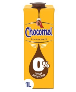 Chocomel Chocolat au lait 0% sucre ajouté 1L
