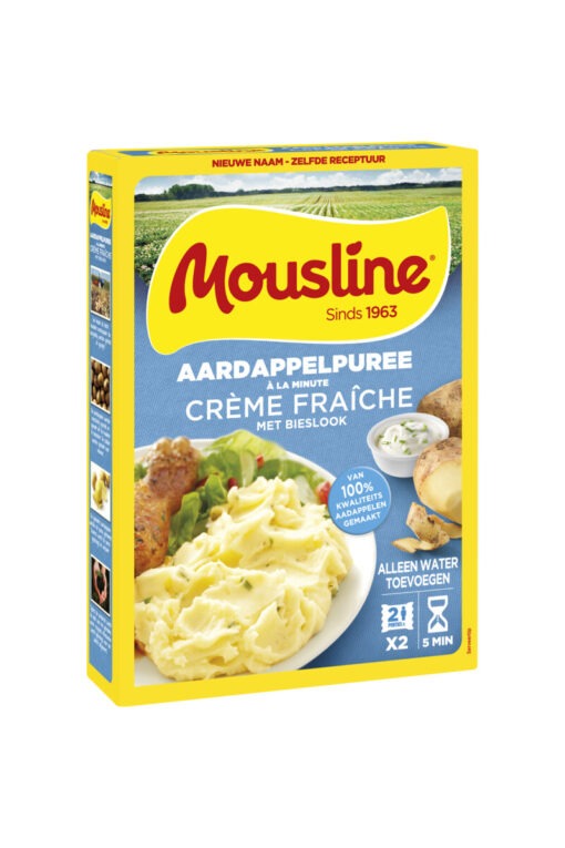 Mousline Aardappelpuree crème fraiche bieslook 186 g - Image 2