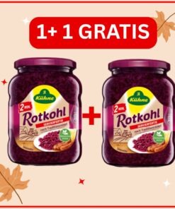 1+1 GRATIS Kuhne mancare de varza rosie 700g, gata in 2 minute, import Germania
