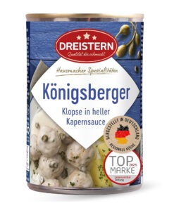 Dreistern chiftelute de porc in sos de capere 400g, import Germania