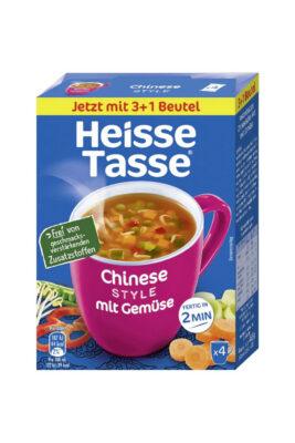 Heisse Tasse Supa delicioasa Chinezeasca de legume 4x11,7g, import Germania