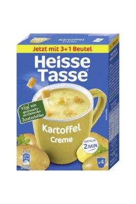 Heisse Tasse Supa crema de cartofi 4 x 18.6 g, import Germania
