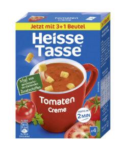 Heisse Tasse Supa crema de rosii cu crutoane 4x21.8g, import Germania