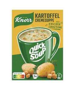 Knorr Supa Cup-a-Soup instant cremoasa de cartofi 3 x 16 g (48g), import Germania