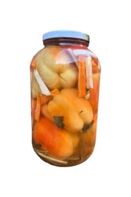 Paprika's gevuld met kool en wortelen 4,250ml Zelfgemaakt door Alice