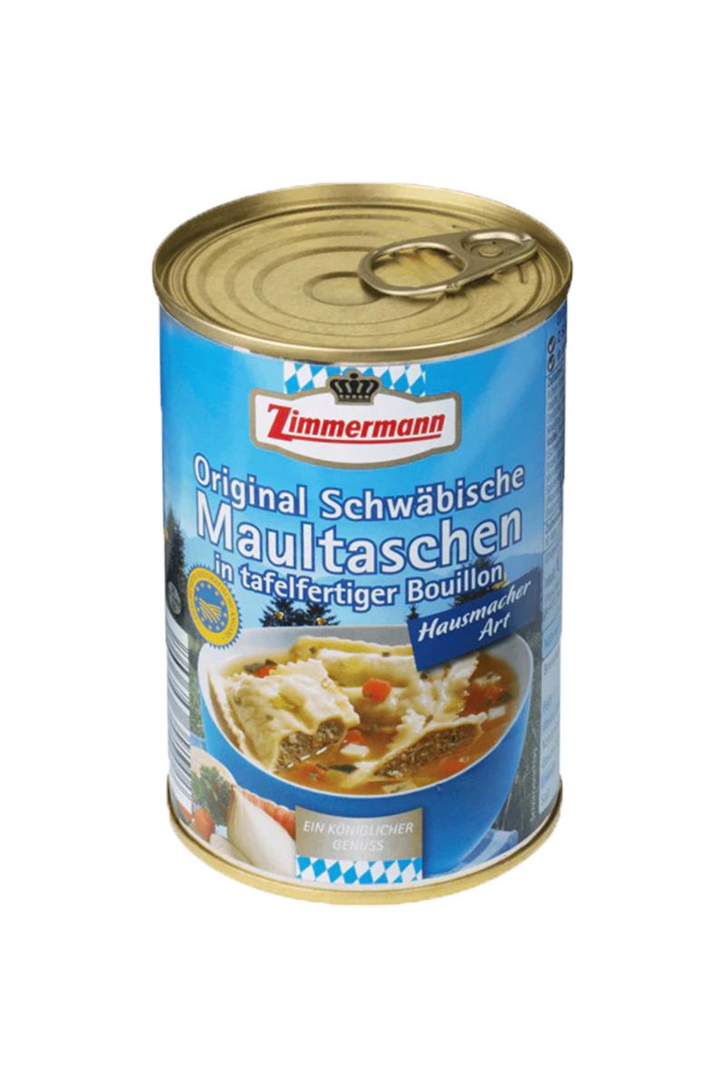 Zimmermann Original Ciorbita cu galuste mari Maultaschen 400ml, import Germania